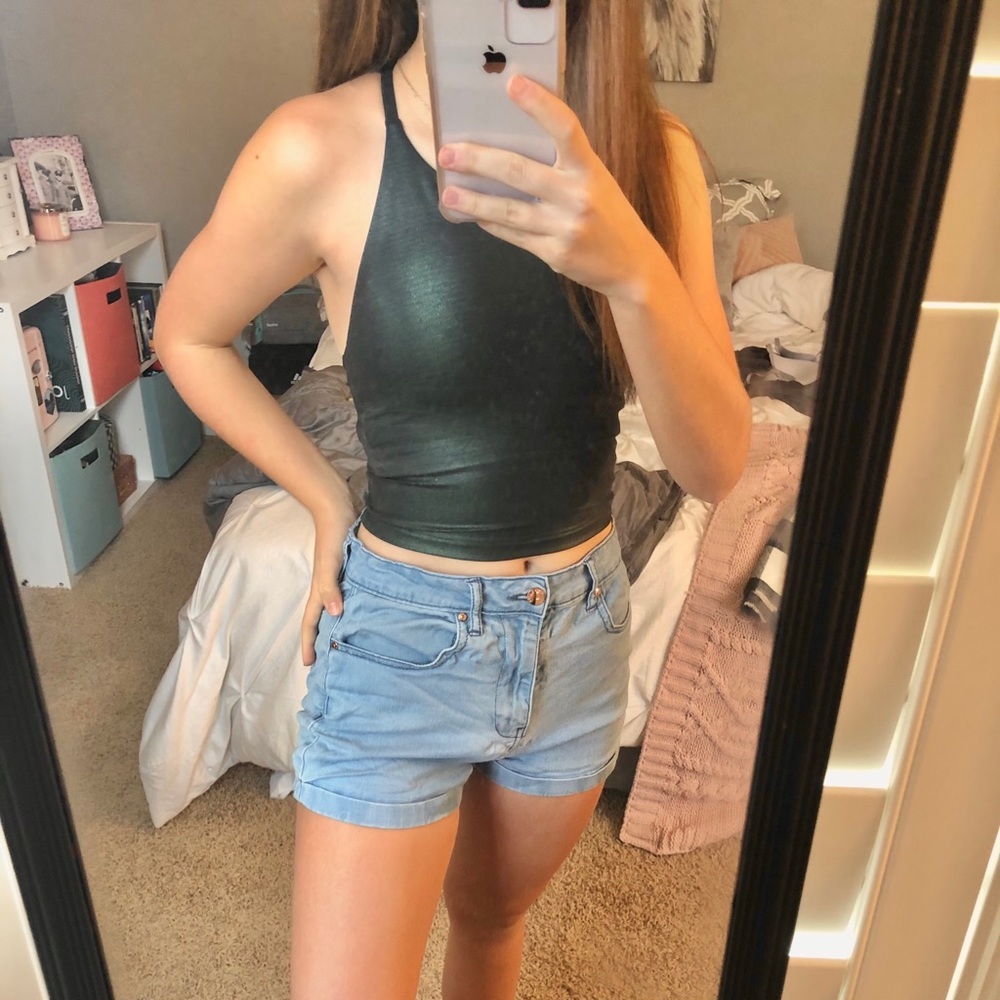Sparkly green Tank top